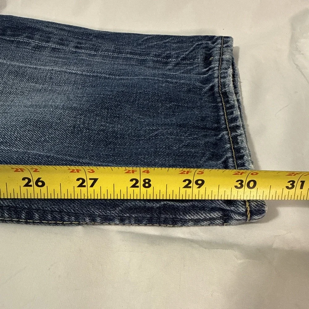 American Eagle Mens Slim Straight‎ Jeans Blue Denim Size 36x32 Used